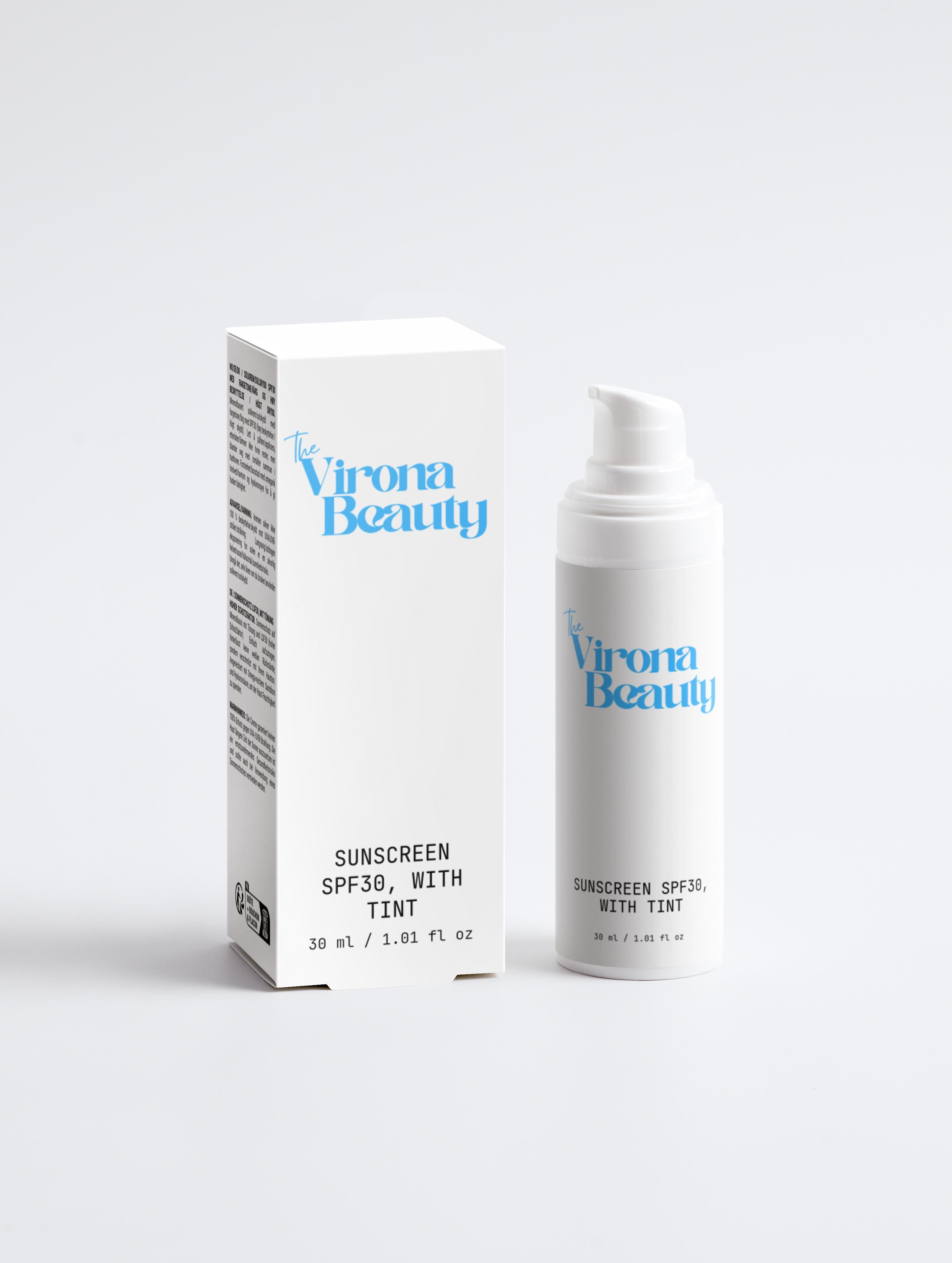 Sunscreen SPF30, with tint